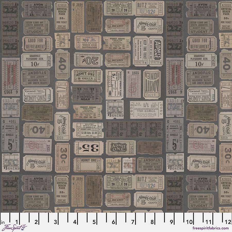 PWTH312.CHARCOAL Charcoal Tickets - Charcoal || Palette Charcoal