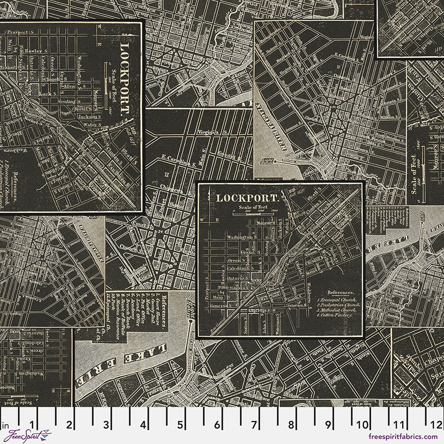 PWTH313.CHARCOAL Charcoal Map - Charcoal || Palette Charcoal