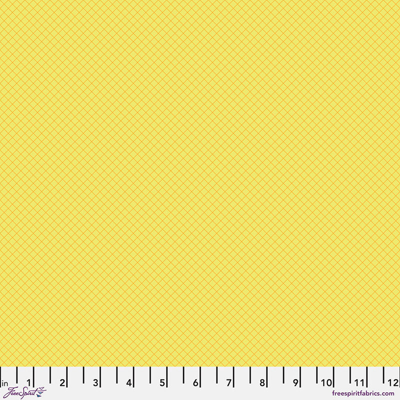 PWTP255.HIGHLIGHTER On the Grid - Highlighter || Tula Pink True Colors