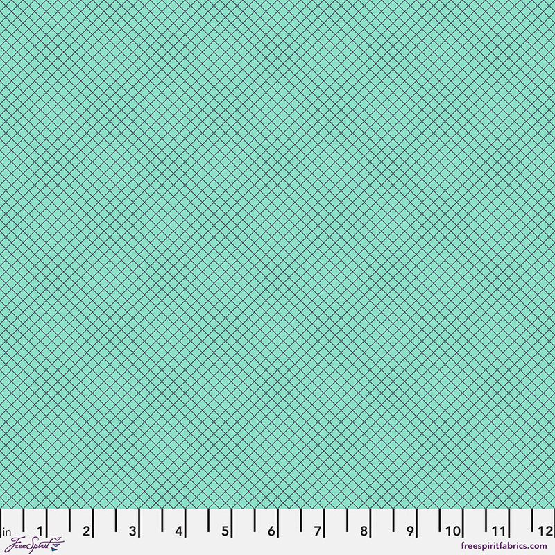 PWTP255.RAINDROP On the Grid - Raindrop || Tula Pink True Colors