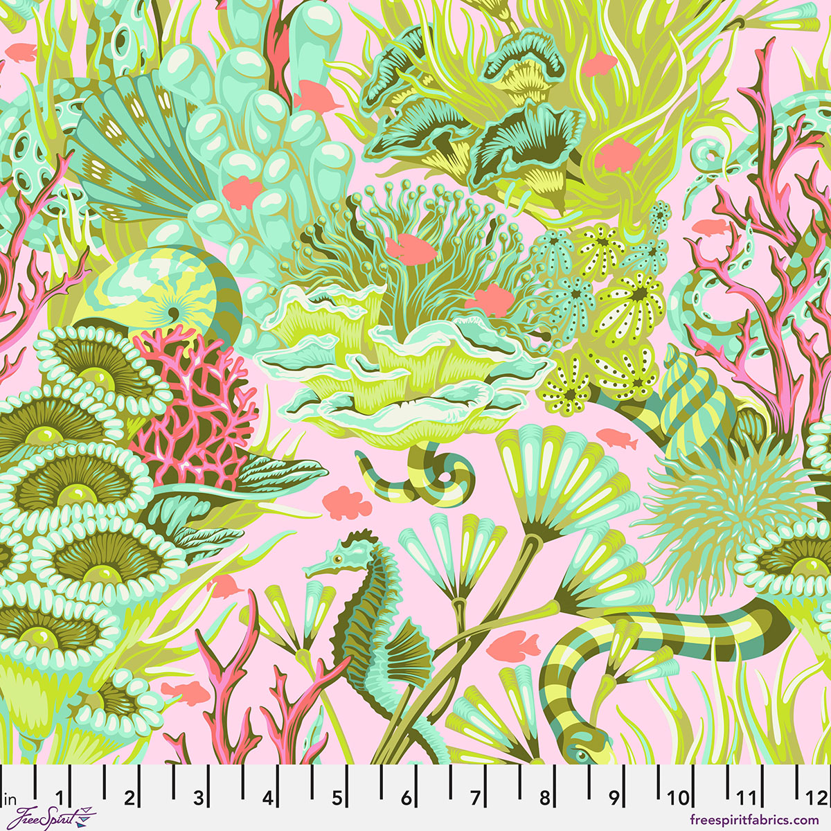 Reef What You Sew - Coralline || Floral Reef