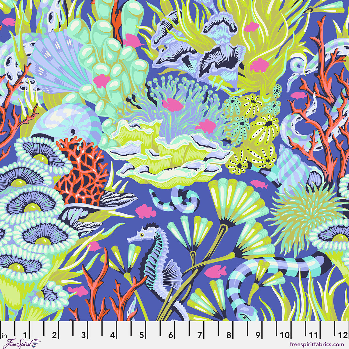 Reef What You Sew - Marine || Floral Reef