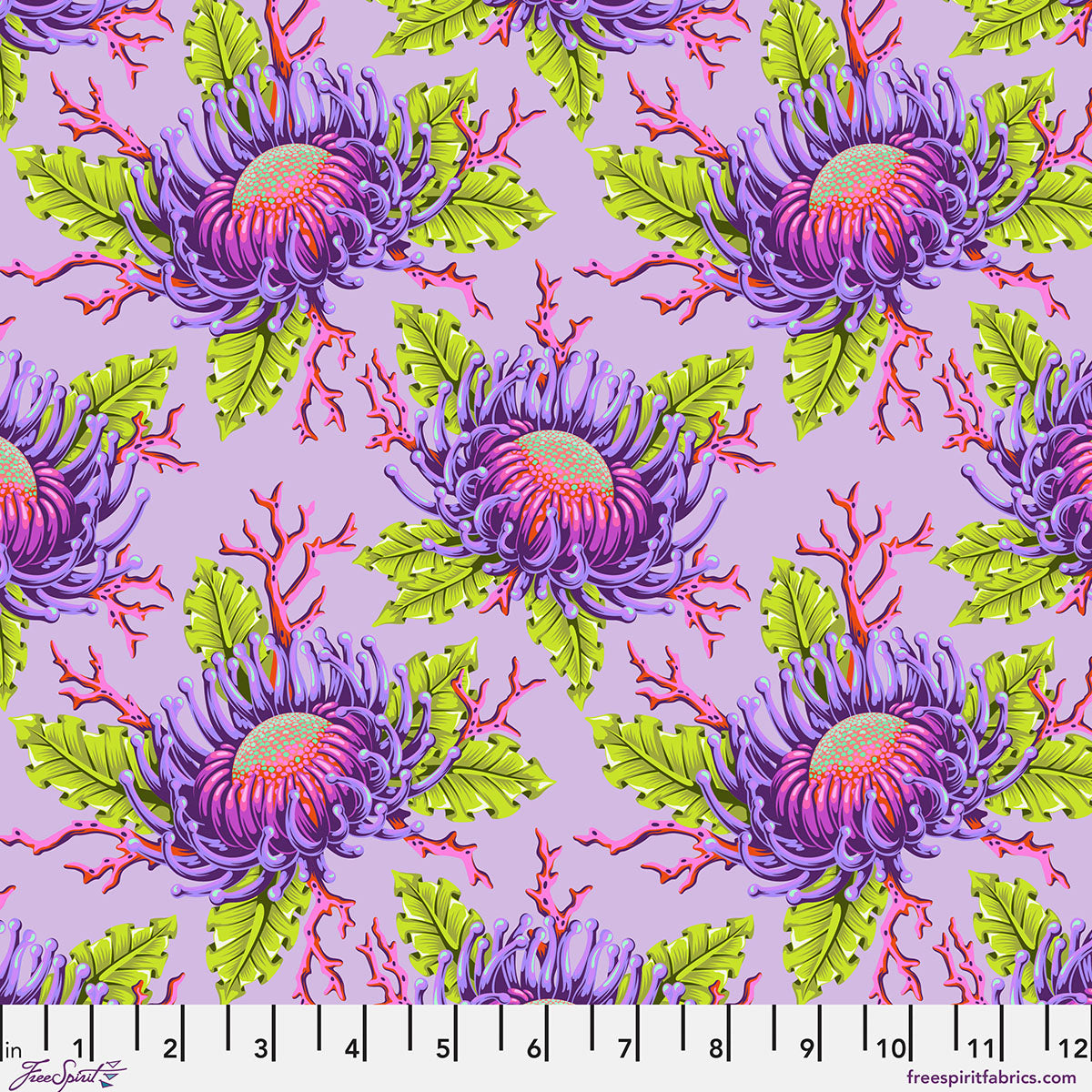 Friends & Anemones - Ultraviolet || Floral Reef
