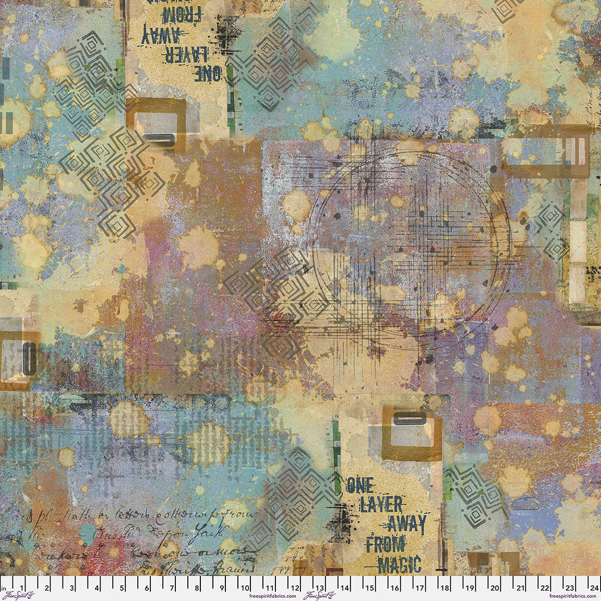Backing Fabric - One Layer Away - Kaleidoscope || One Layer Away