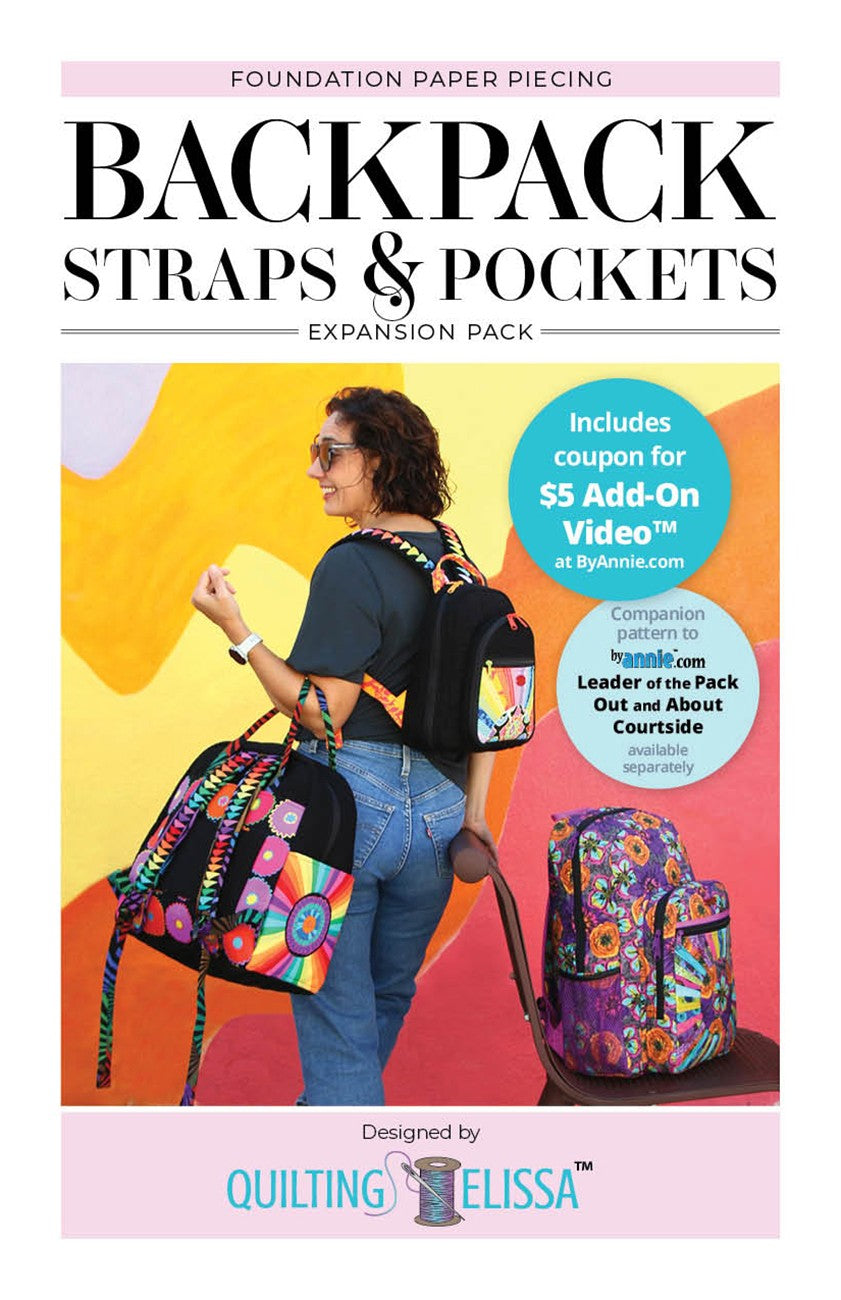 Backpack Straps and Pockets - FPP Expansion Pack (for ByAnnie patterns) # QE104