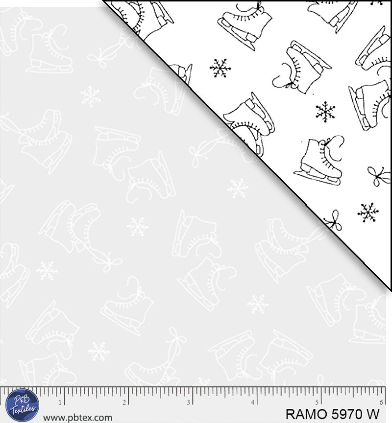 RAMO 5970W Ramblings for Every Occasion Tossed Ice Skates