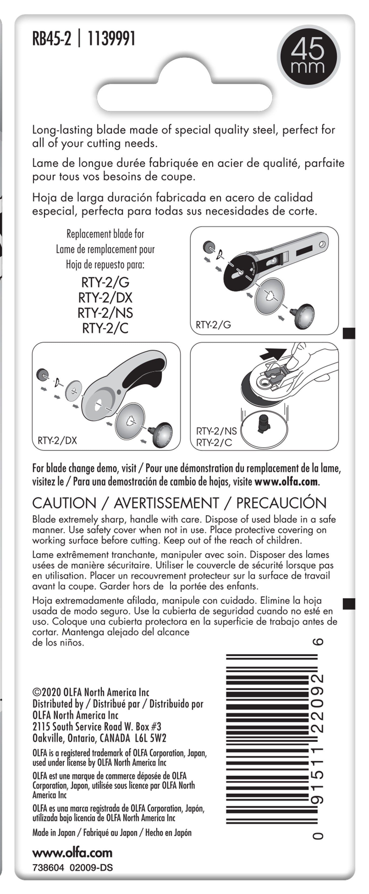 Endurance Rotary Replacement Blade # RB45H-2