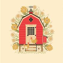 The Henhouse Single Red Barn Panel