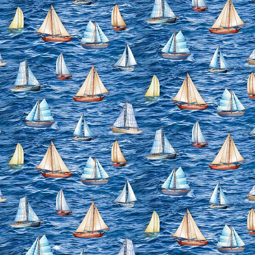 Sailboats in the Sea - Beacon of Light SEA-CD3763 OCEAN