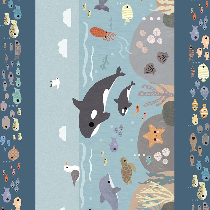 STELLA-DLT3418 MULTI || High Seas Stripe || Beyond the Sea