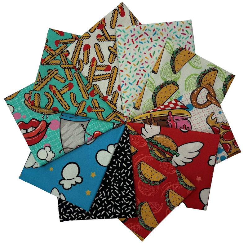 Snack Shack 10 Fat Quarter Bundle