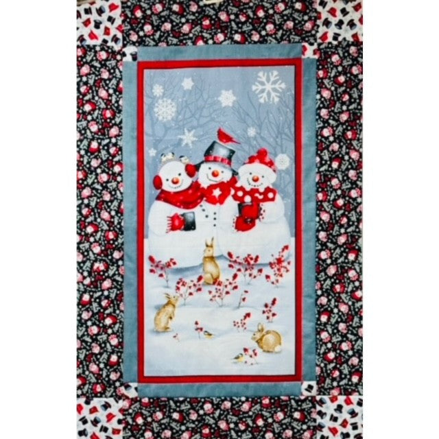 Snow Crew Panel Quilt Kit