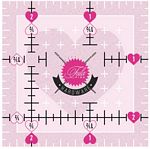 Tula Pink 2.5in x 2.5in Non Slip Heart Ruler