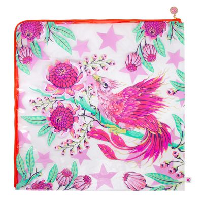 Tula Pink Hot Wings XL Block Project Bag – 20" x 20" – Legendary 20th Anniversary Collection