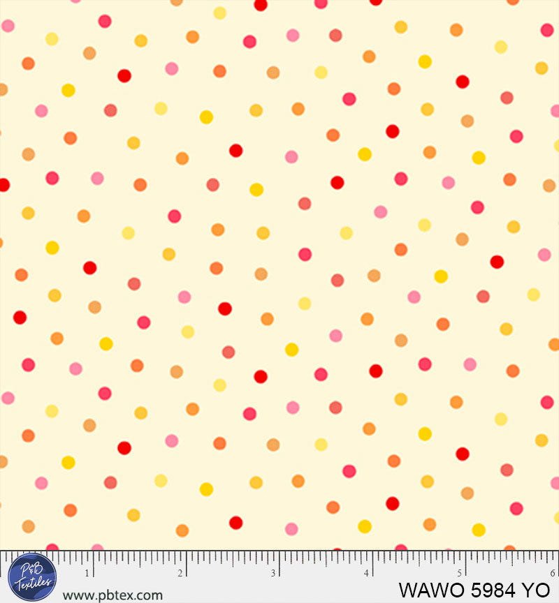WHAT A WORLD | MULTI POLKA DOT | WAWO05984YO
