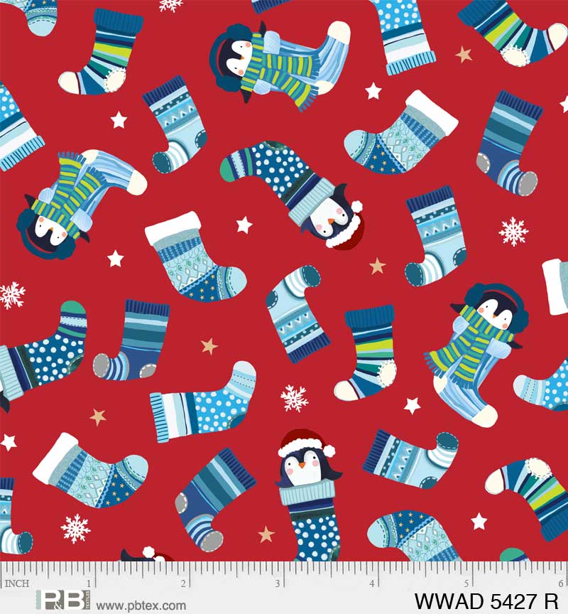 Winter Waddles || Tossed Stockings || WWAD 5427 R
