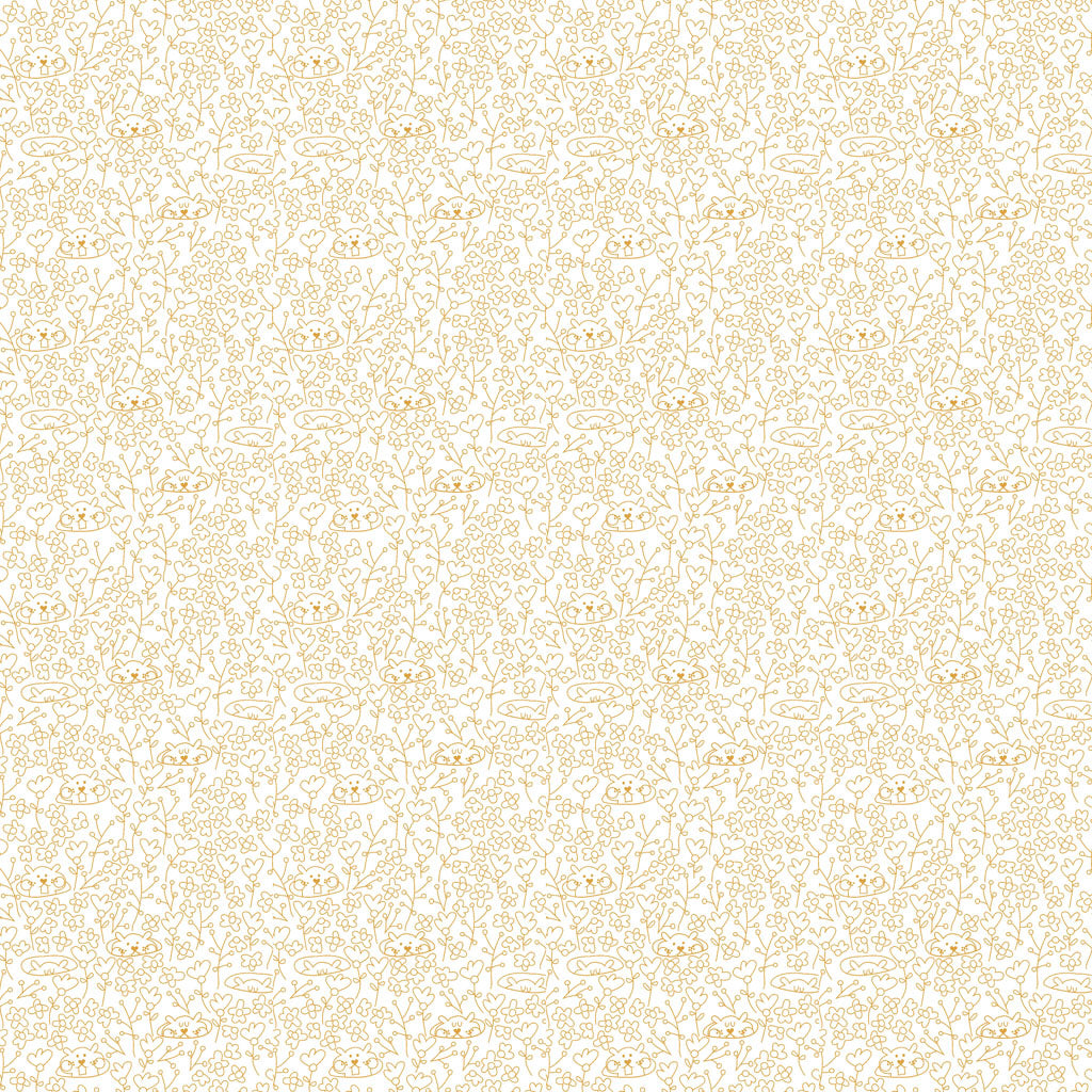 Hello Spring - Y4278-68 Gold - Linework