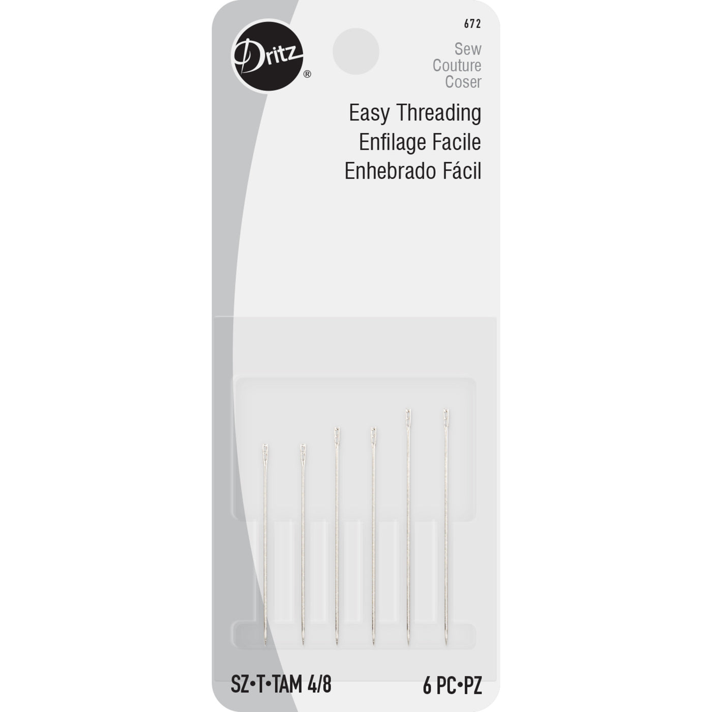 Easy Threading Hand Needles, Size 4/8