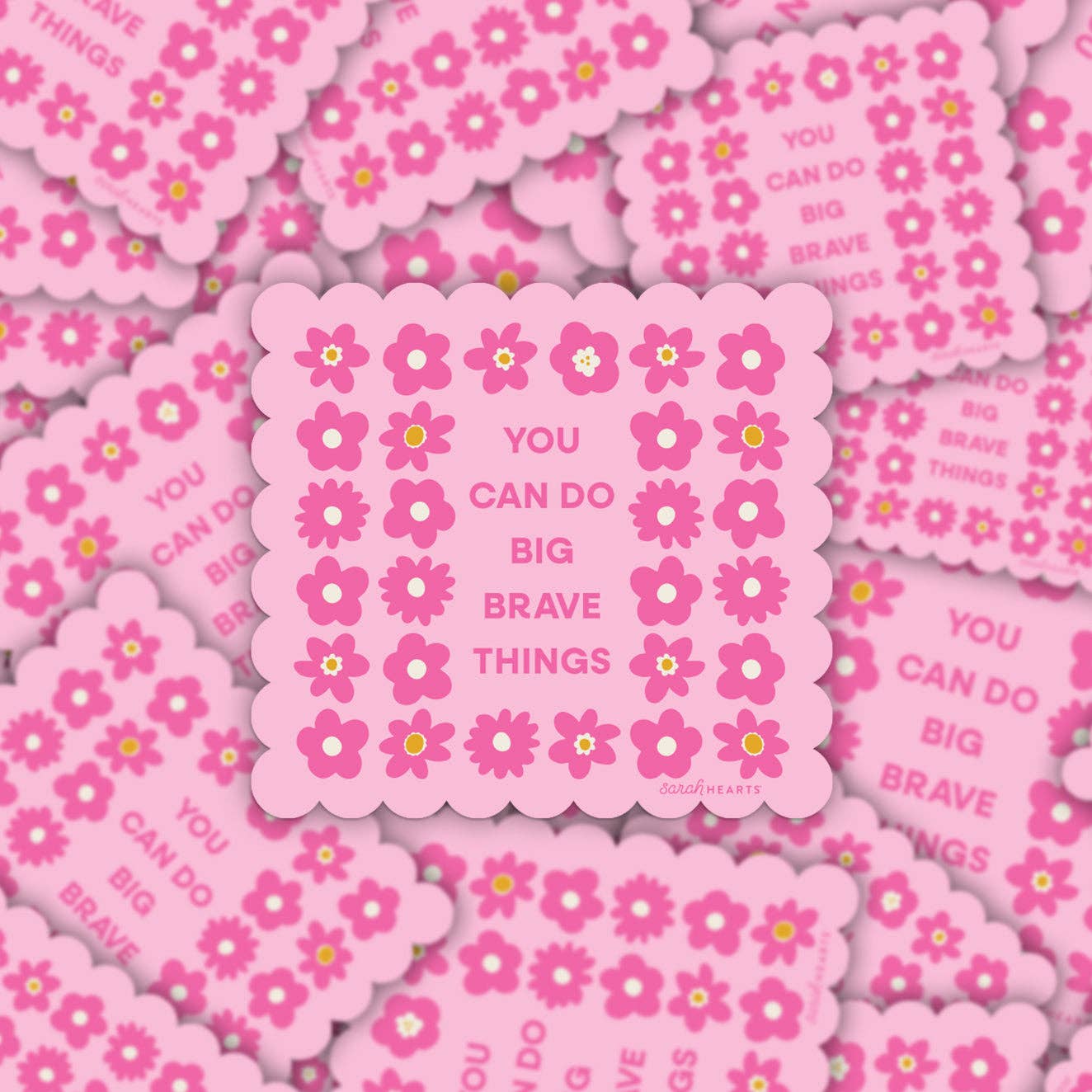 Big Brave Things Sticker - Vinyl Waterproof Sticker