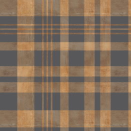 49240105-02||Crafted Cabin||Cabin Plaid - Grey/Tan
