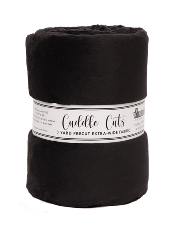 3 Yard 110" Cuddle Cut Black