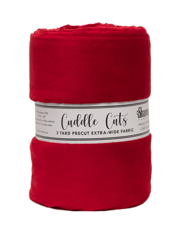 3 Yard 110" Cuddle Cut Cardinal
