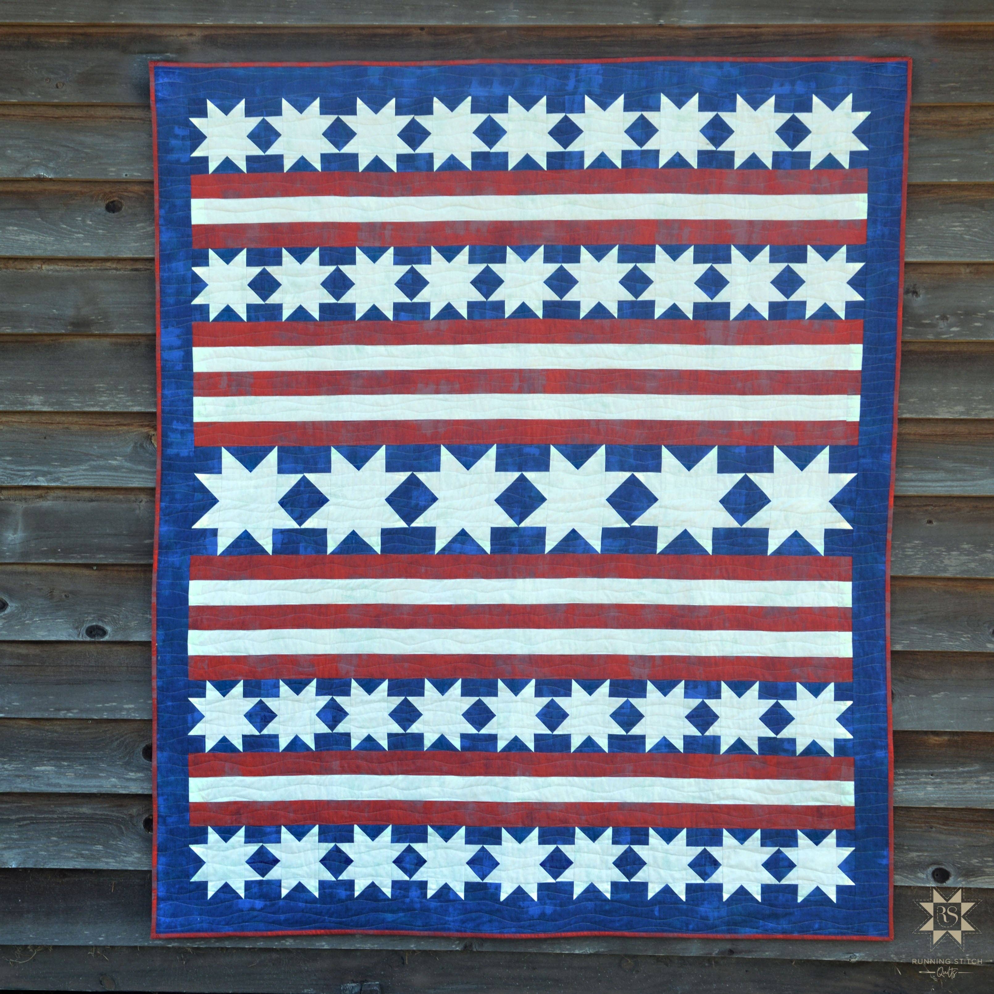 Snowflakes in July Quilt Pattern - PRINTED