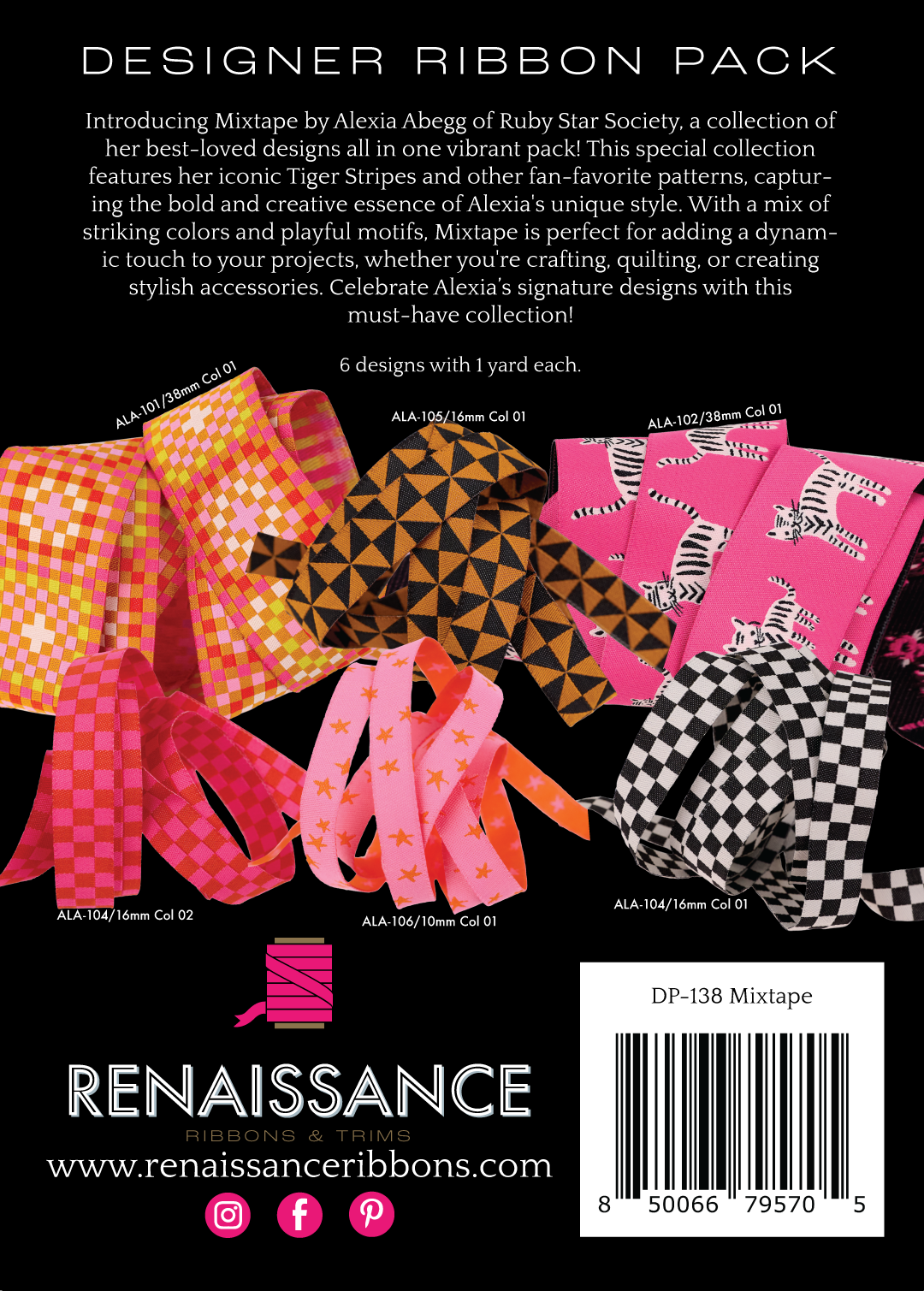 Designer Pack Mixtape DP 138 Renaissance Ribbon