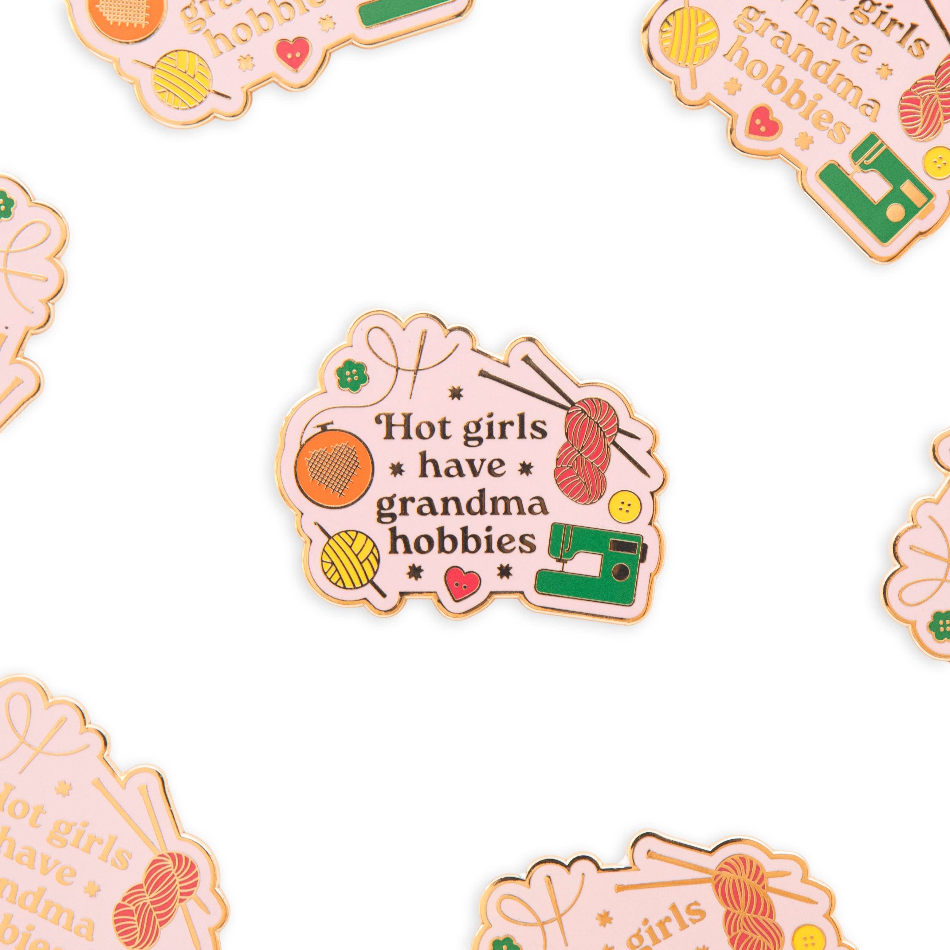 Hot Girls Have Grandma Hobbies Magnetic Needle Minder