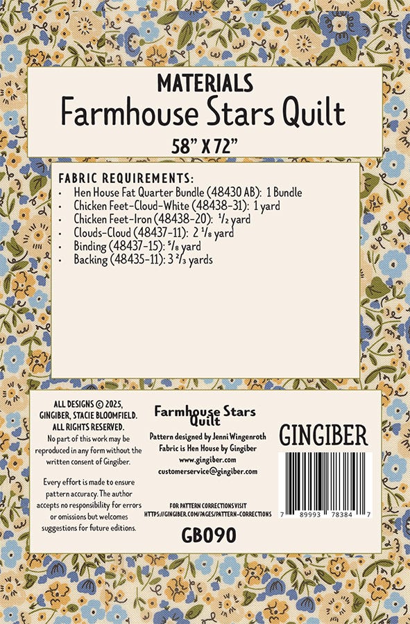 GB 090 Farmhouse Stars