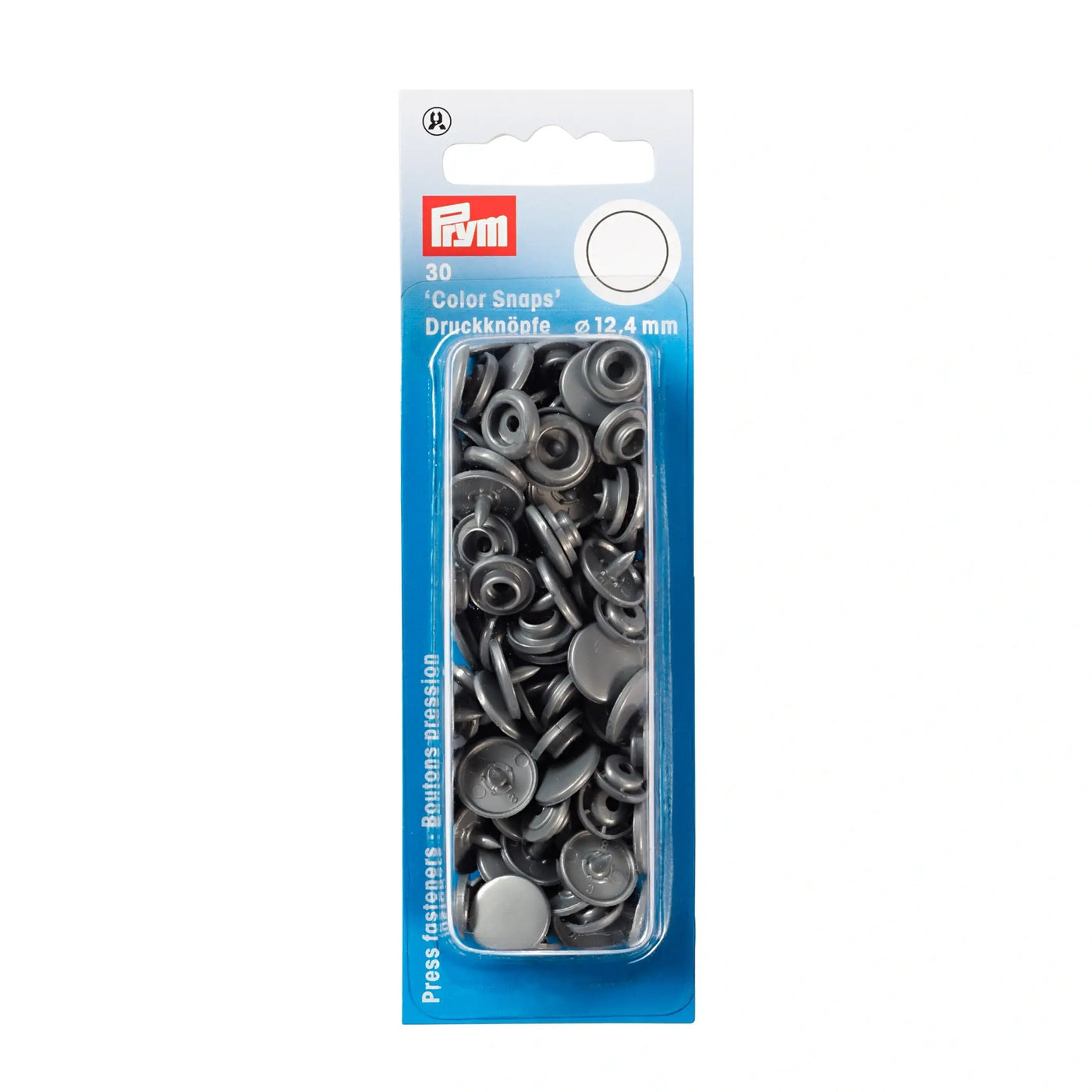 COLOR Snaps 12.4 mm Grey 30pc