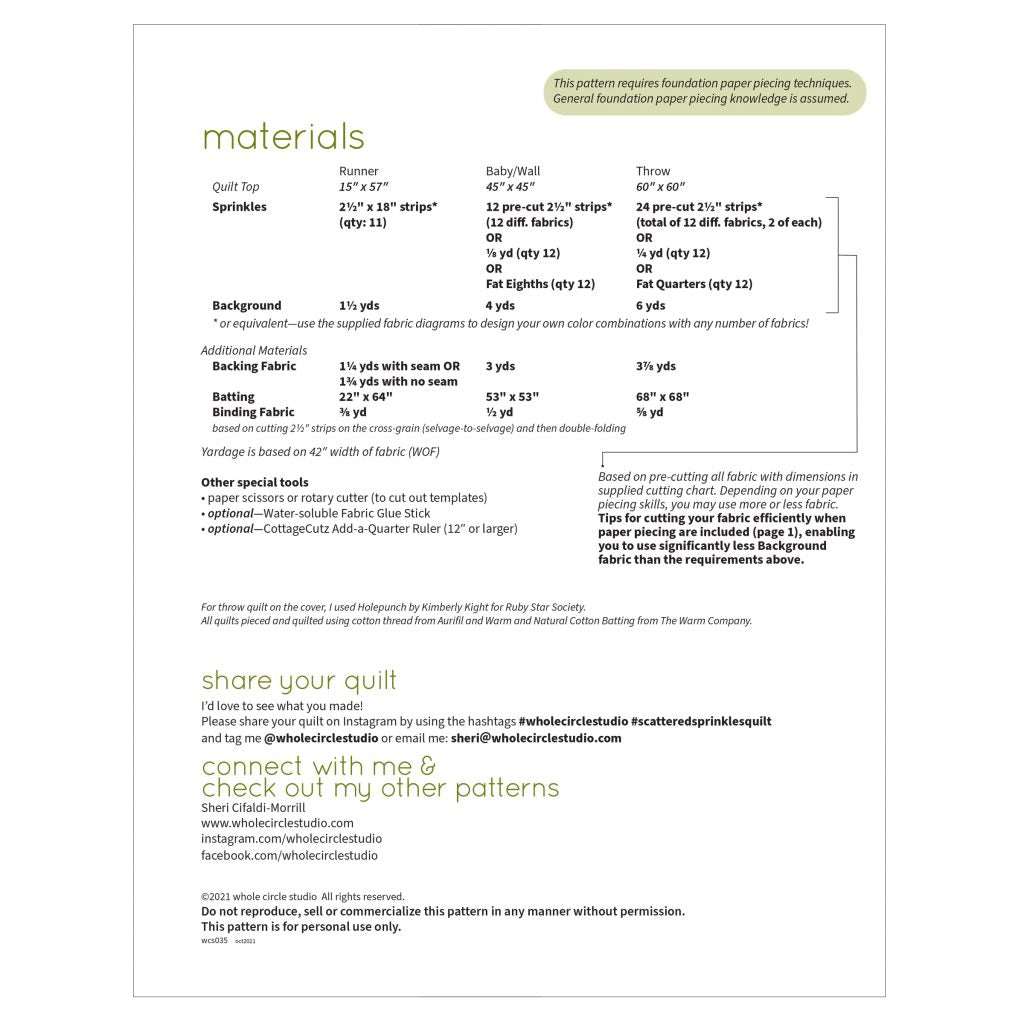 WCS 035 Scattered Sprinkles