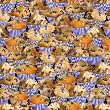 12642B-99 Multi Stacked Blueberry Muffin