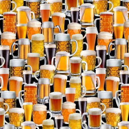 12740B-30 Amber Beer Mugs