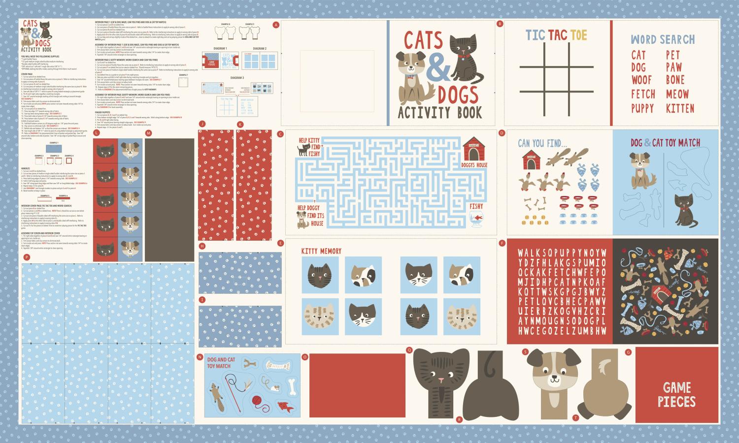 20847 11 Dog Daze Panel            Multi