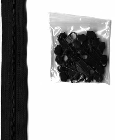 4 Yards - Zipper by the Yard - Black
