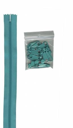4 Yards - Zipper by the Yard - Turquoise
