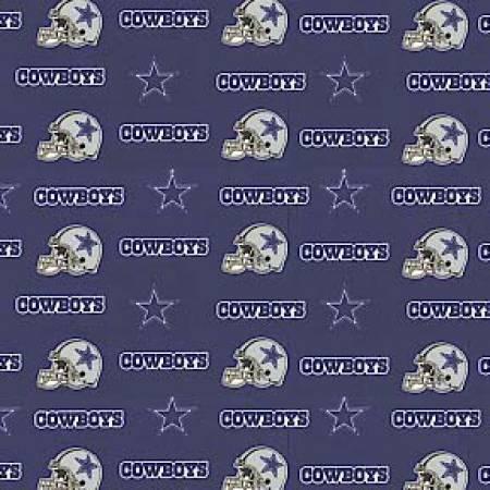 6313-D Navy Dallas Cowboys Cotton NFL