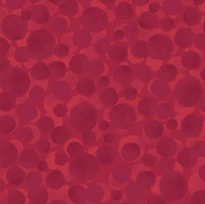 BBF 184 Winter In Bluebell Wood Bumbleberry Flannel Red