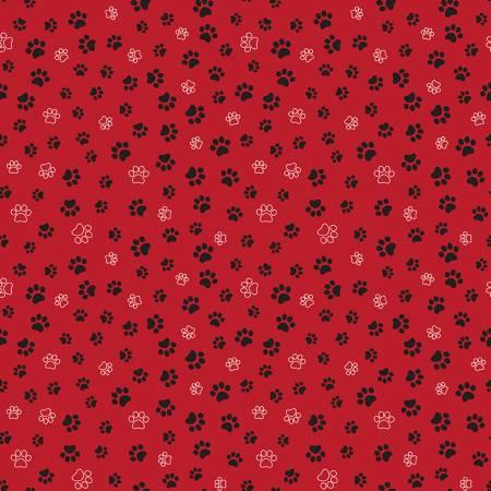 CAT-CD2574-RED Red Cat Paws