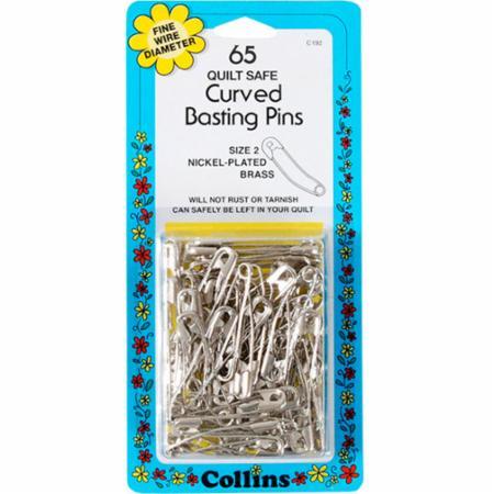 Curved Basting Pins Size 2 75c
