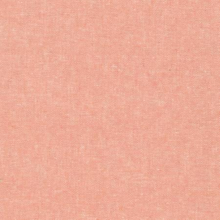 E064-1087 Yarn Dyed Essex Coral Linen/Cotton Blend