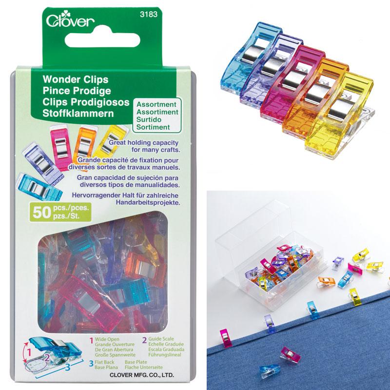 Wonder Clips colored 50pc