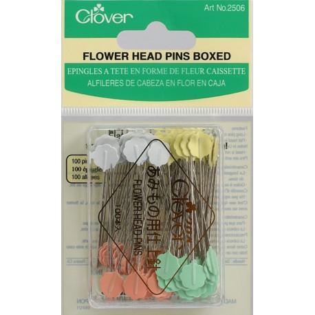 2506-Flower Head Pins Boxed