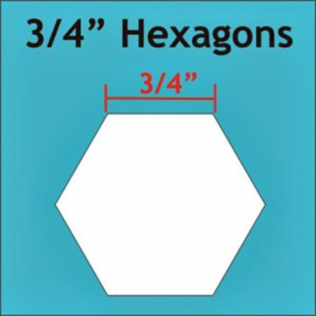Hexagon 3/4 125pcs