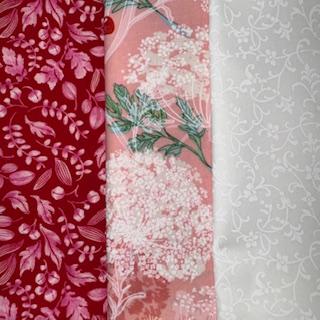 Pink Floral 3 Yard Fabric Bundle