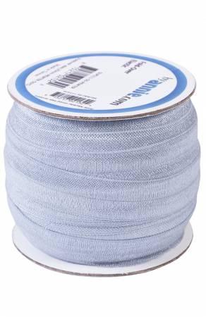 Fold-over Elastic 3/4in Pewter