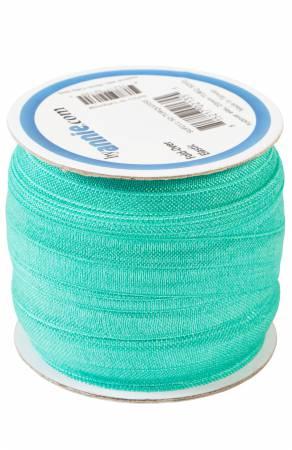 Fold-over Elastic 3/4in Turquoise