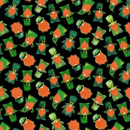 GAIL-CD2380-BLACK Lucky Green Gnomes