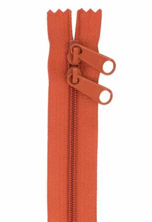 Handbag Zipper 30in Redwood